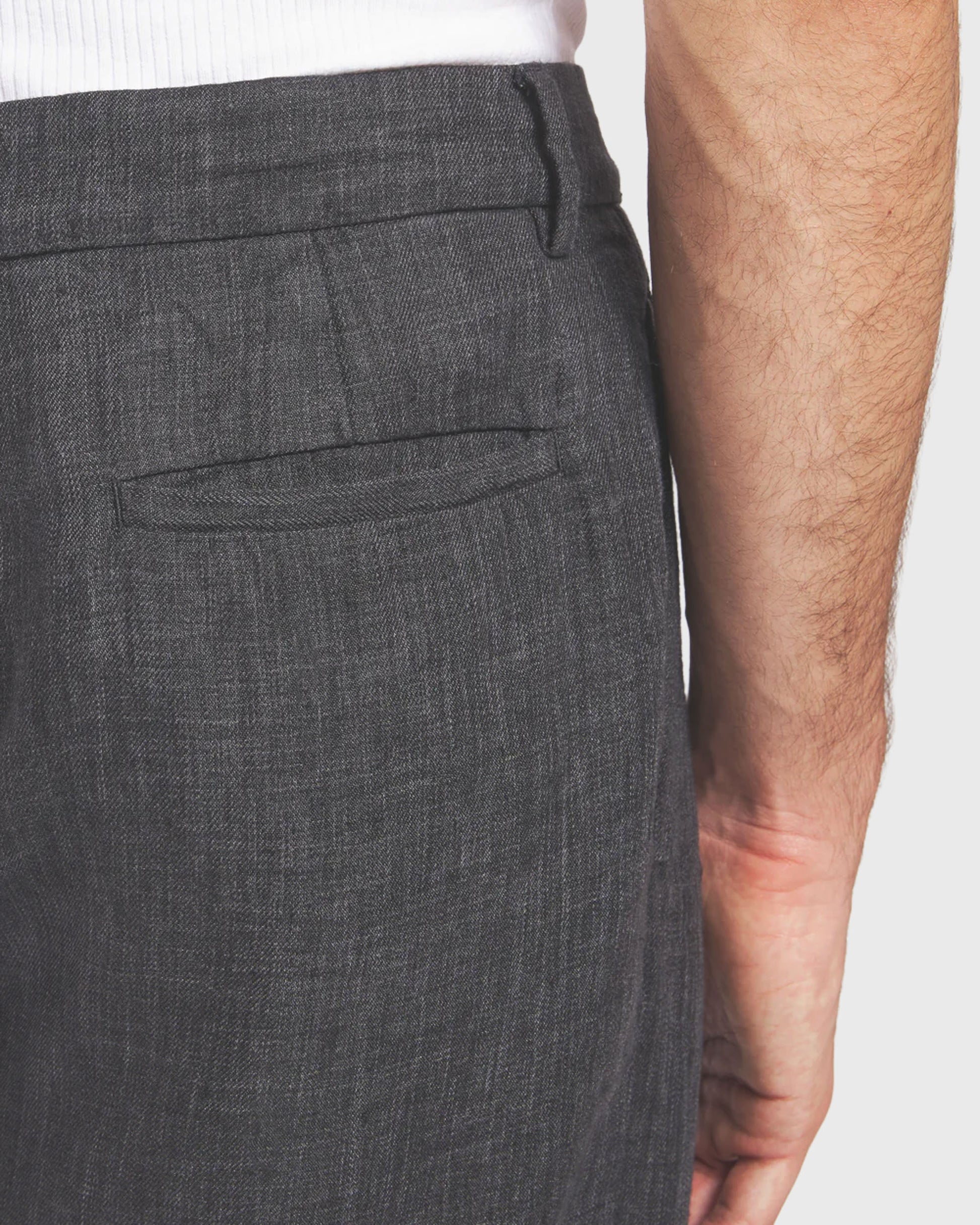 BARENA - Shorts scandola piombo