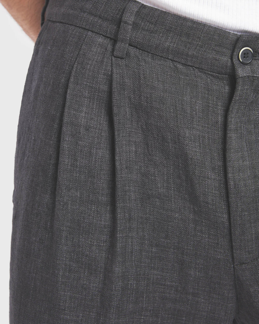 BARENA - Shorts scandola piombo