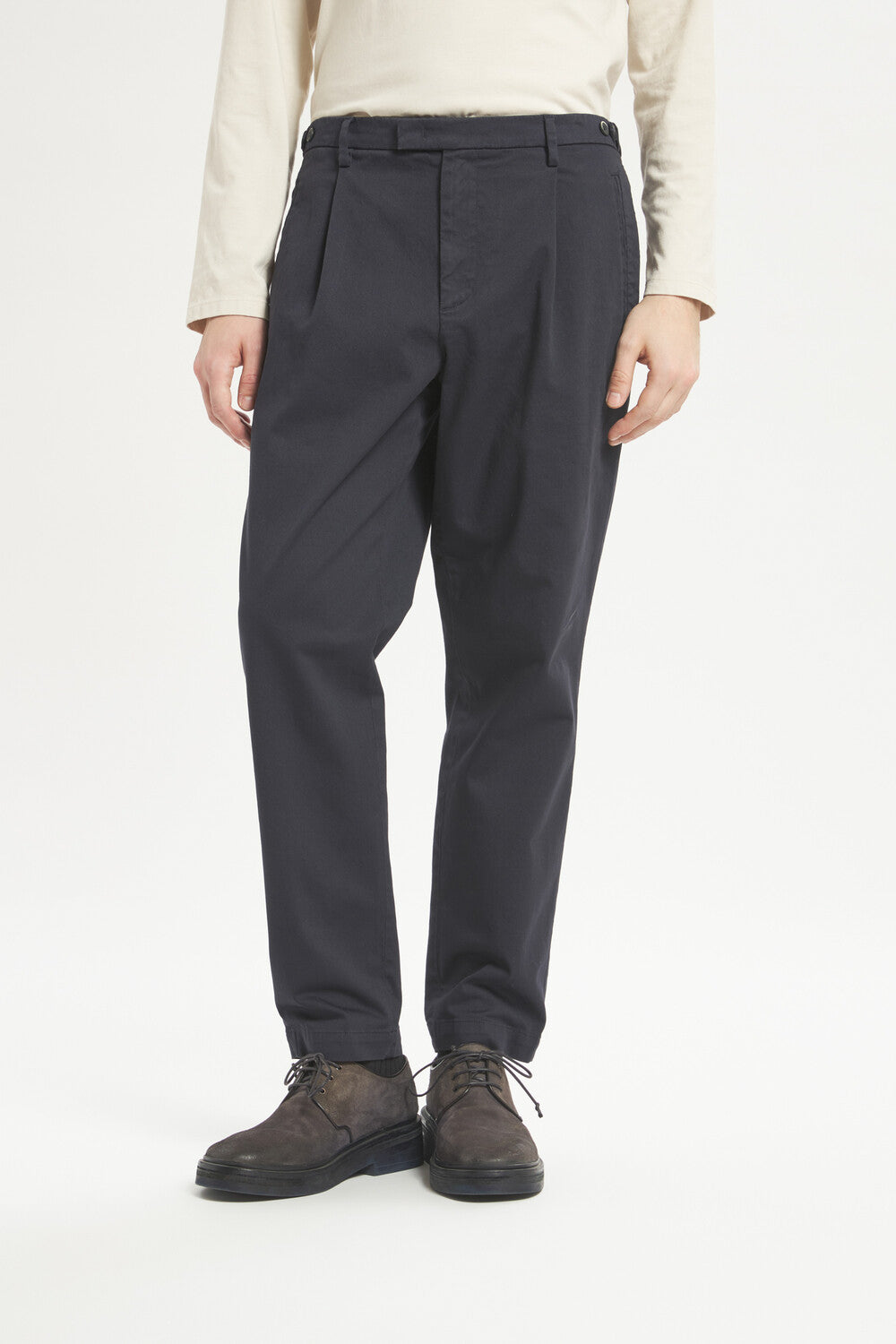BARENA - Trousers masco navy BARENA