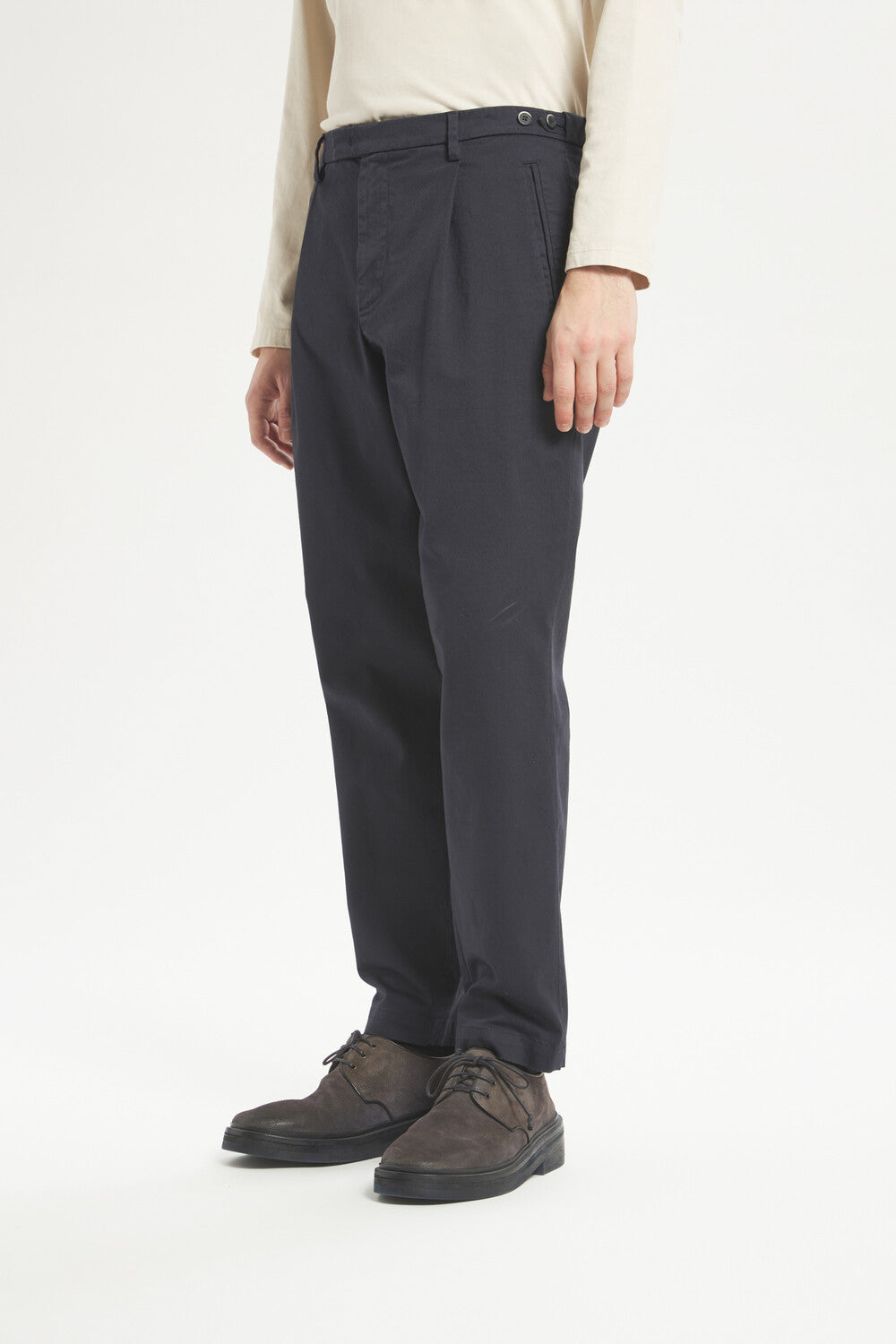 BARENA - Trousers masco navy BARENA