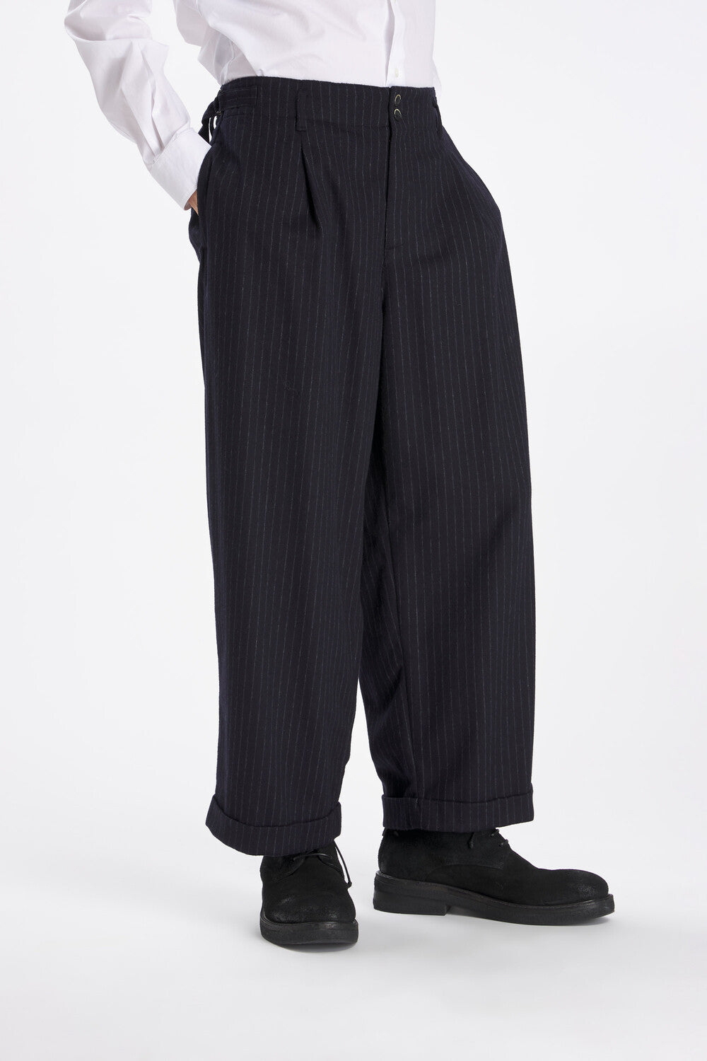 Barena - Trousers Felucon fune Navy