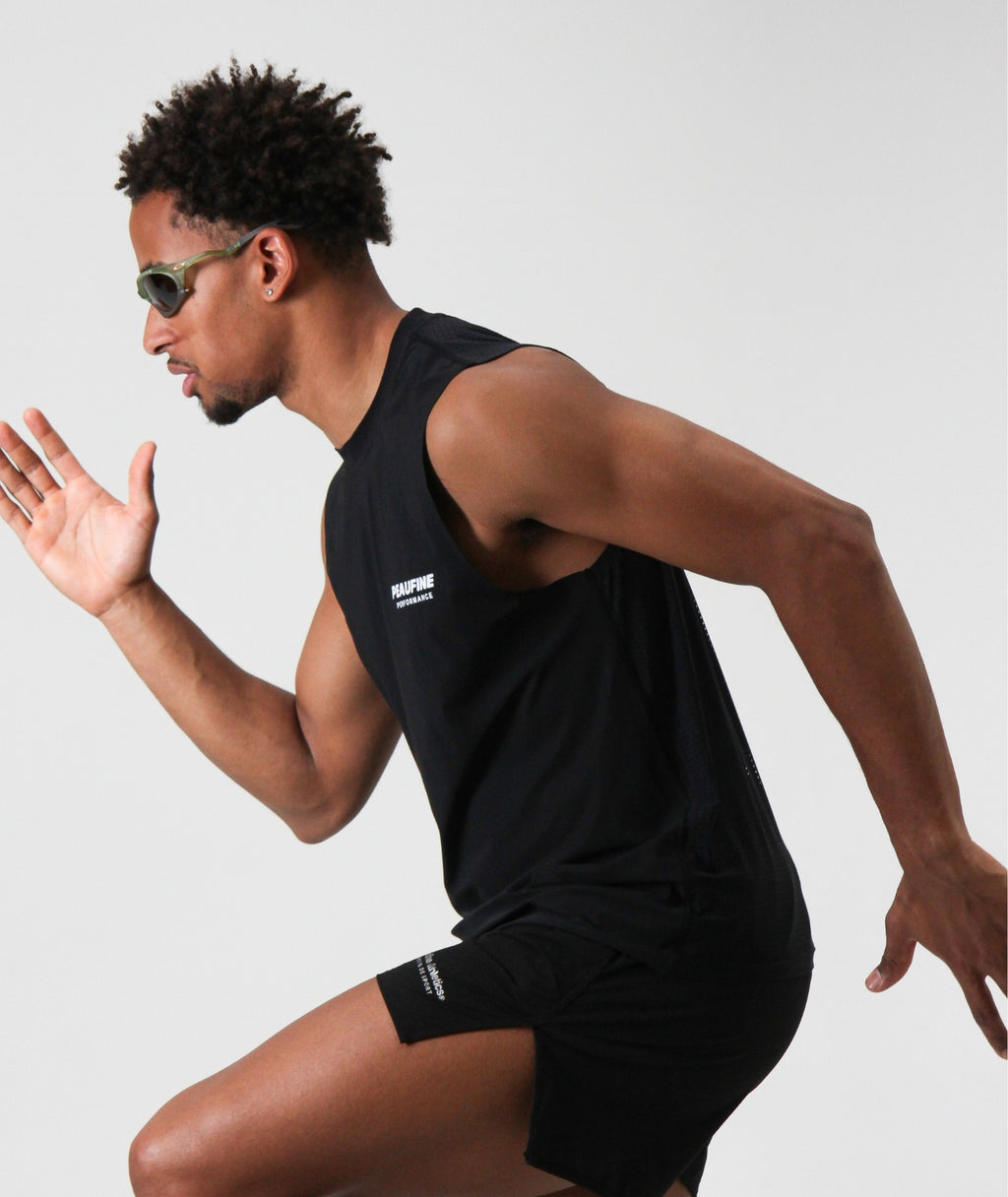 PEAUFINE ATHLETICS -  Performance muscle tee black