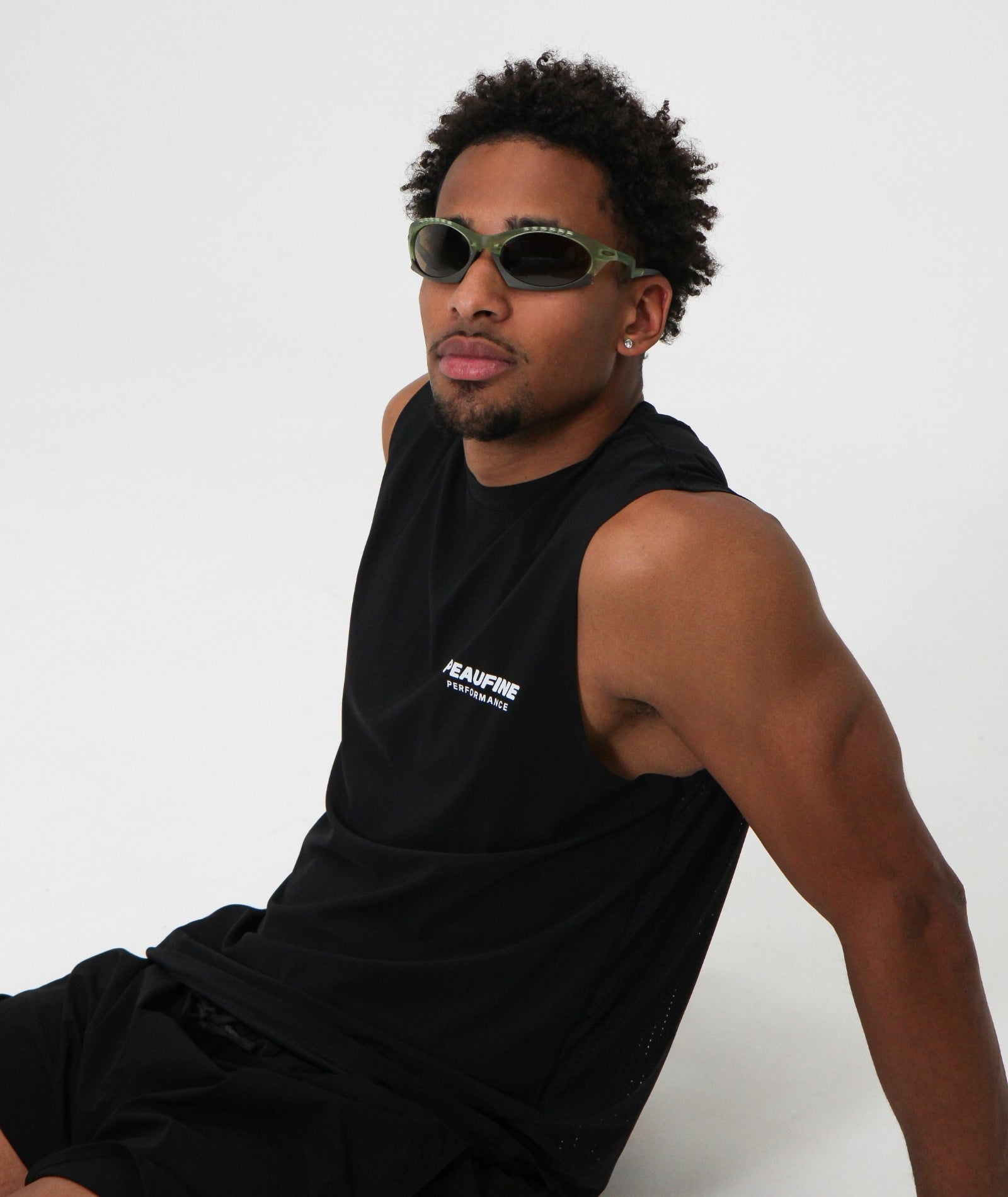 PEAUFINE ATHLETICS -  Performance muscle tee black