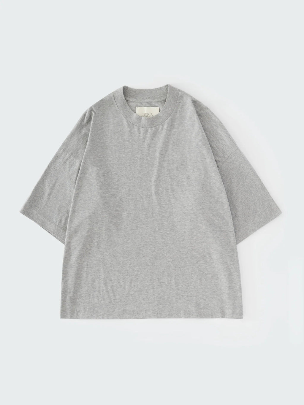 STUDIO NICHOLSON - T-shirt piu gray marl STUDIO NICHOLSON