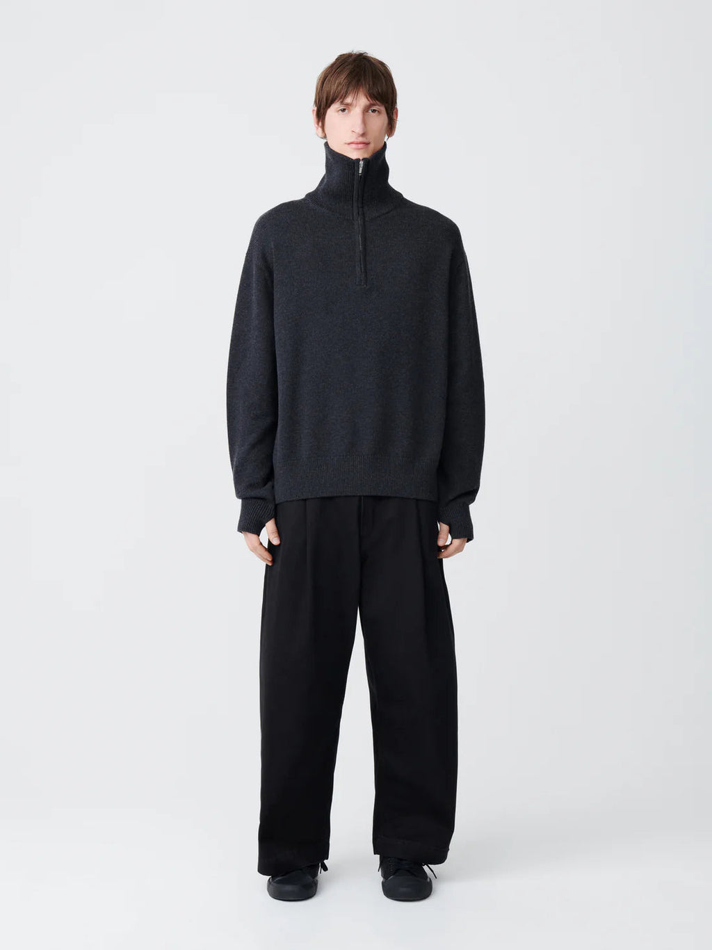 STUDIO NICHOLSON - Jean puch washed black STUDIO NICHOLSON