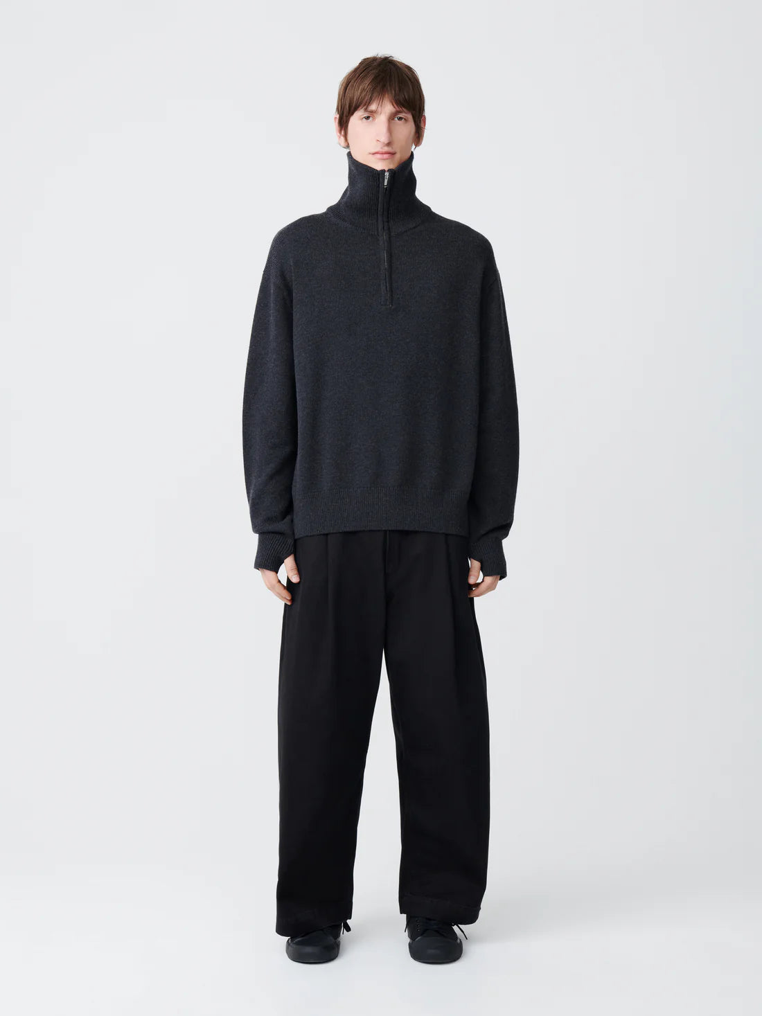 STUDIO NICHOLSON - Jean puch washed black STUDIO NICHOLSON
