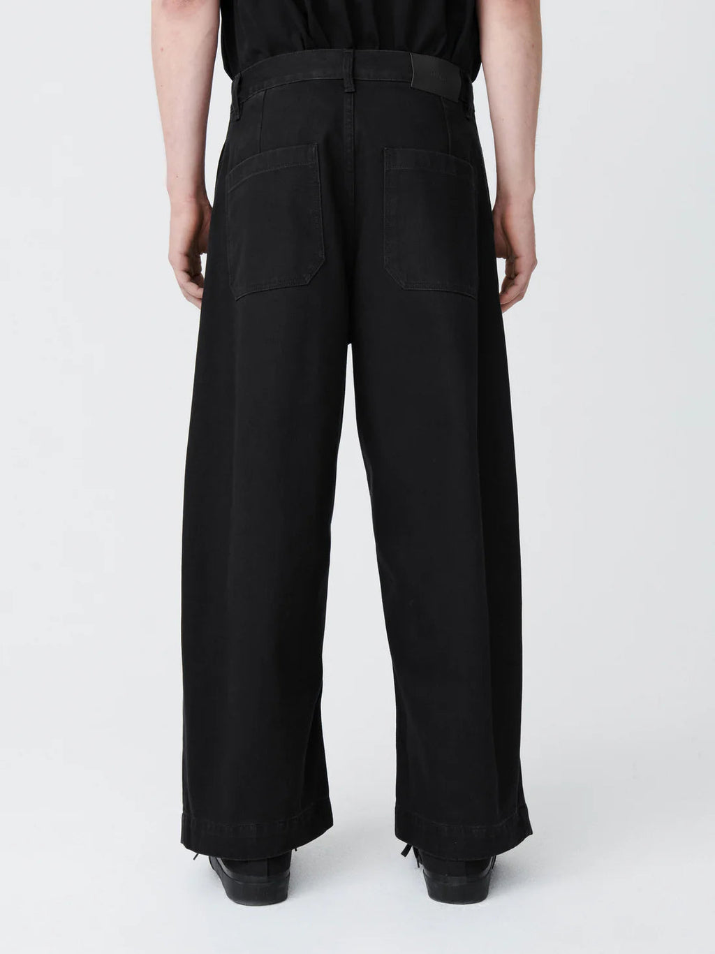 STUDIO NICHOLSON - Jean puch washed black STUDIO NICHOLSON