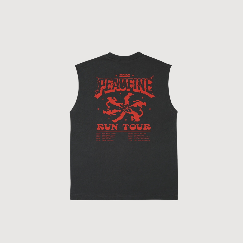 PEAUFINE ATHLETICS - Muscle wood Rune tour Anthracite