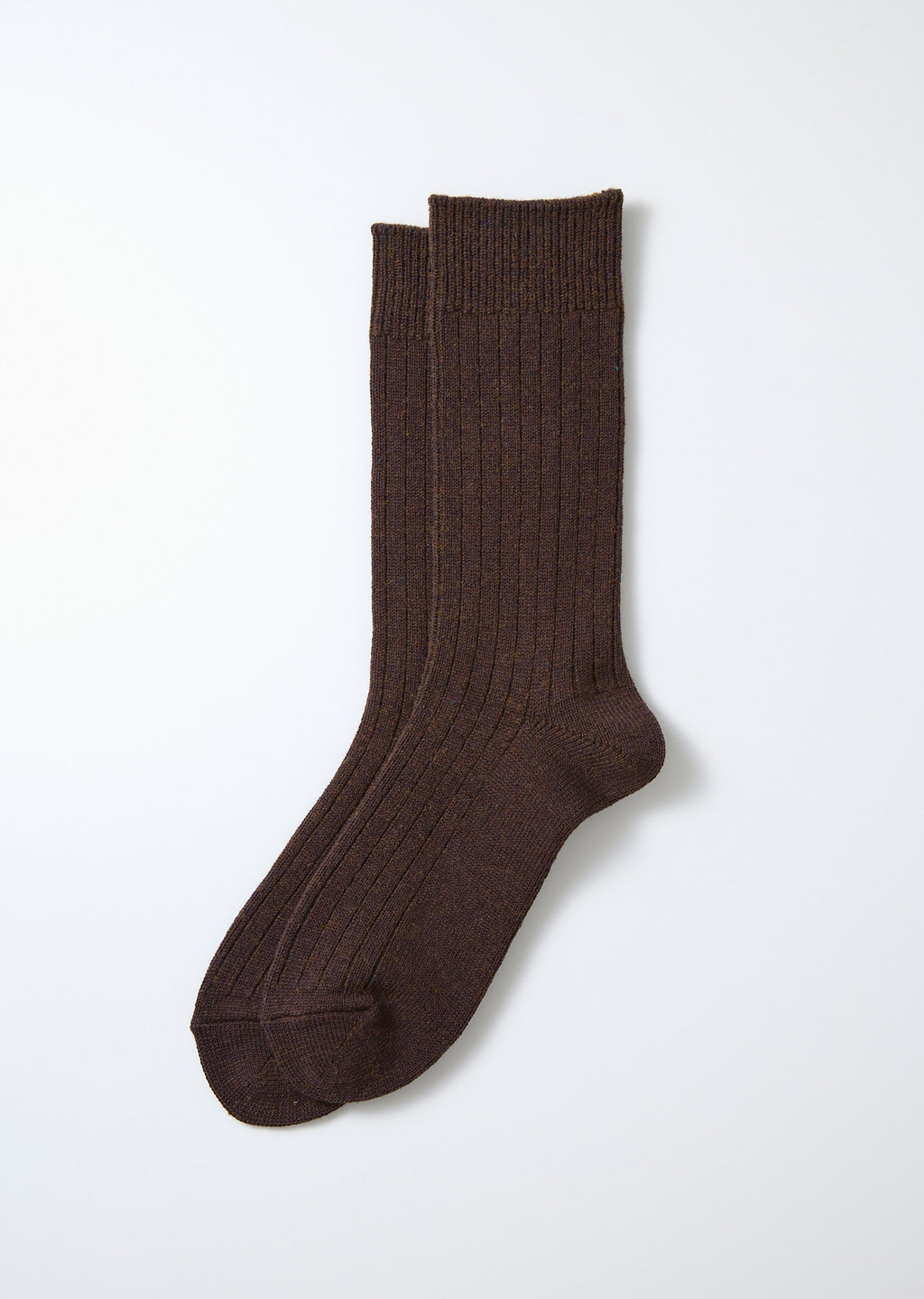 ROTOTO - Cotton wool ribbed crew socks