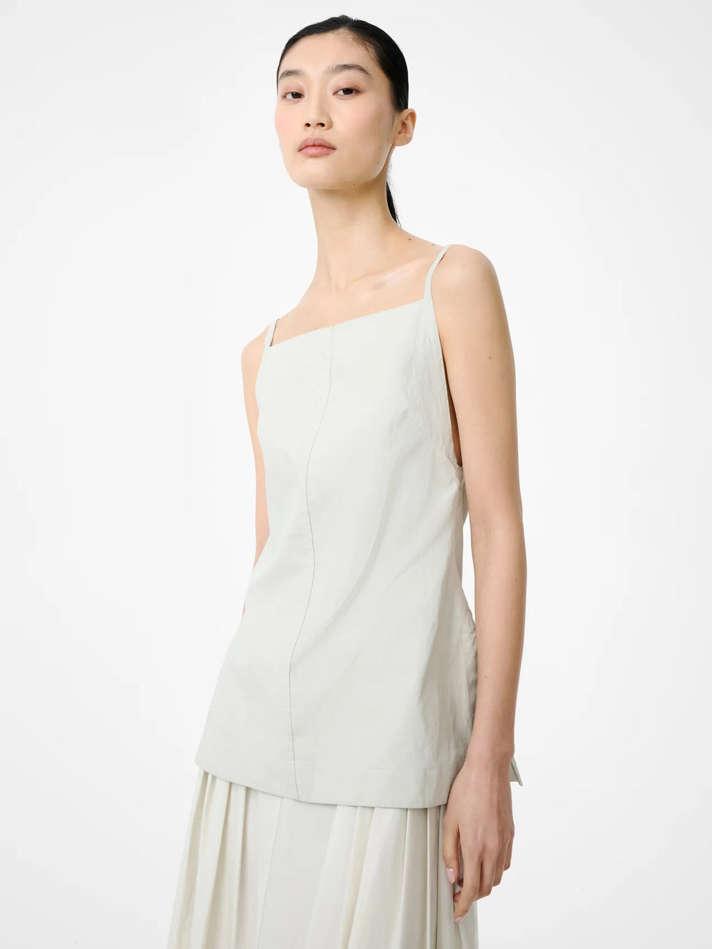 STUDIO NICHOLSON - Top Raddle linen bone