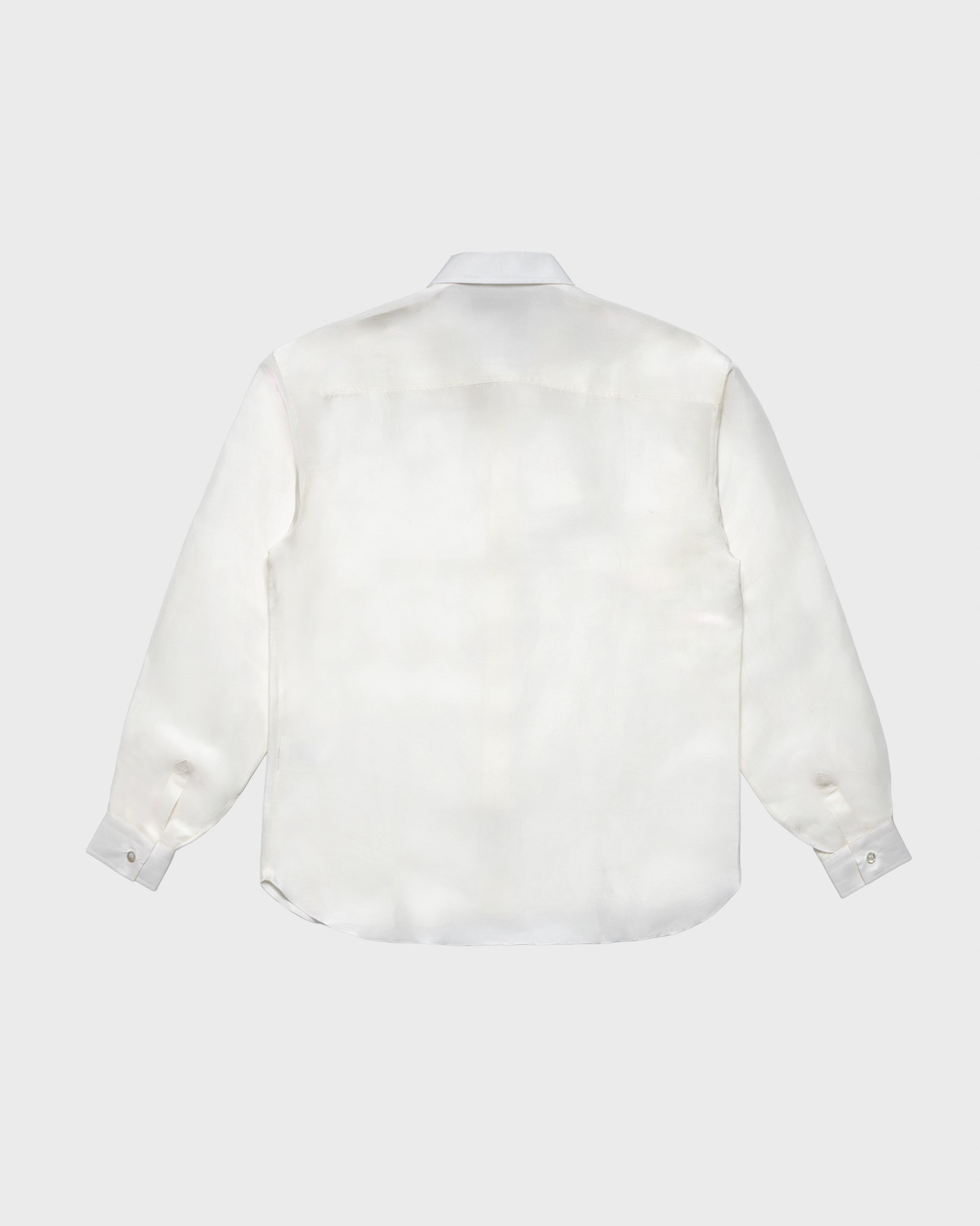 RANRA - Field silk linen shirt ivory