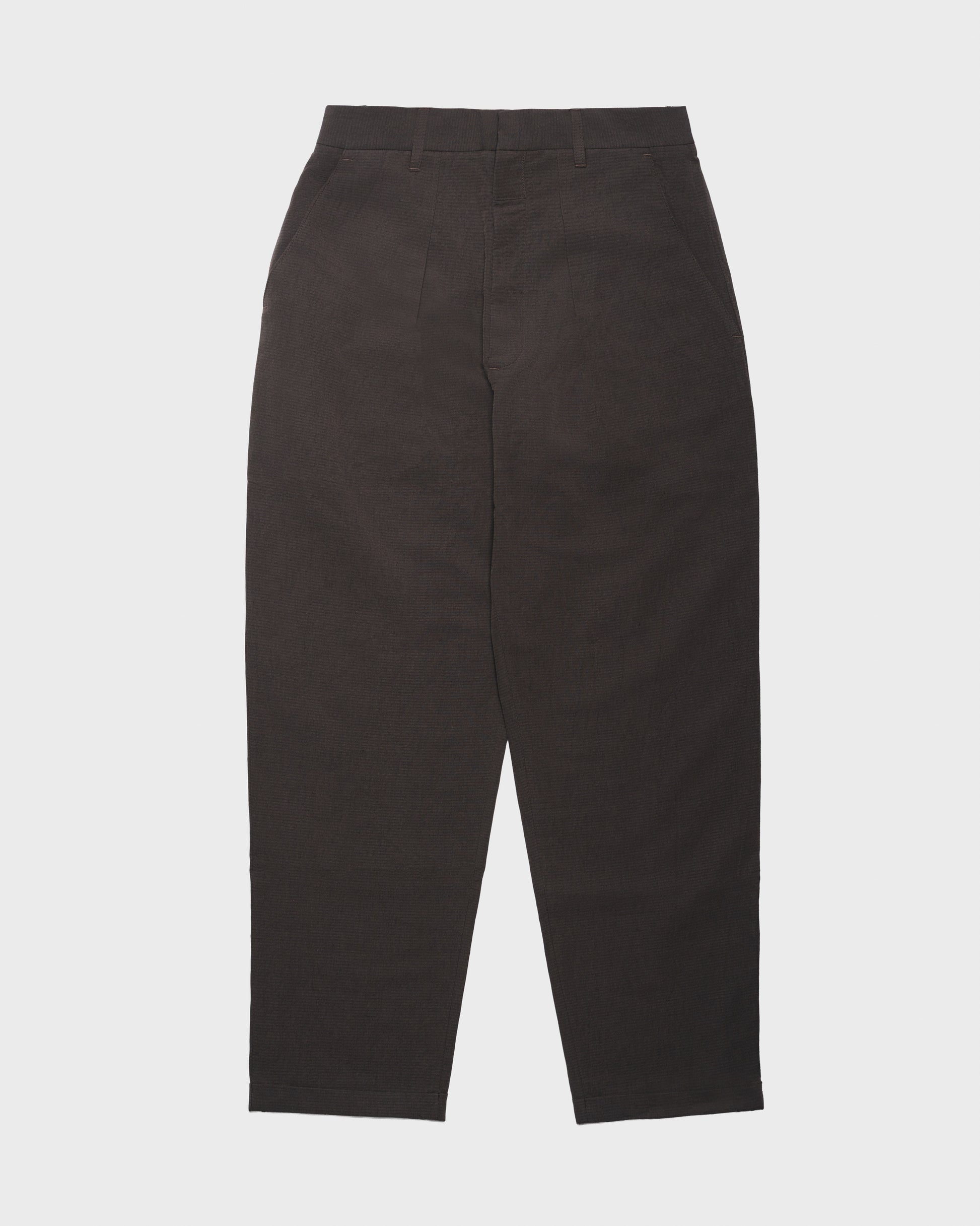RANRA - Fold tailored pants black coffee