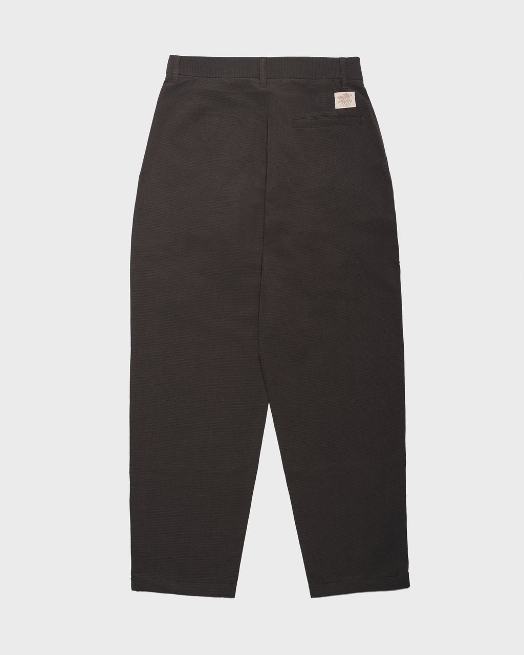 RANRA - Fold tailored pants black coffee