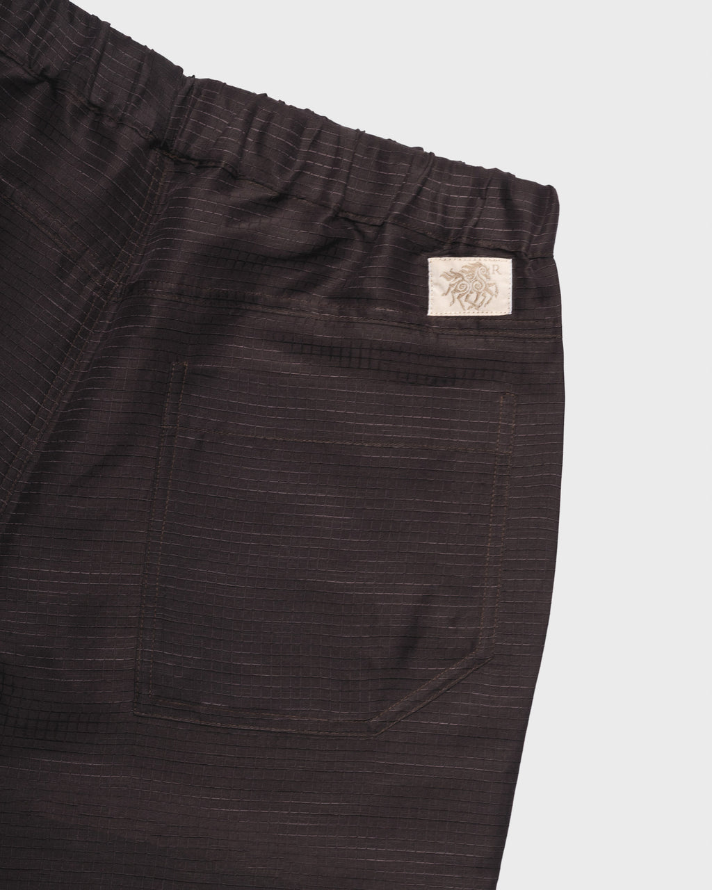 RANRA - Stroller silk ripstop shorts after dark