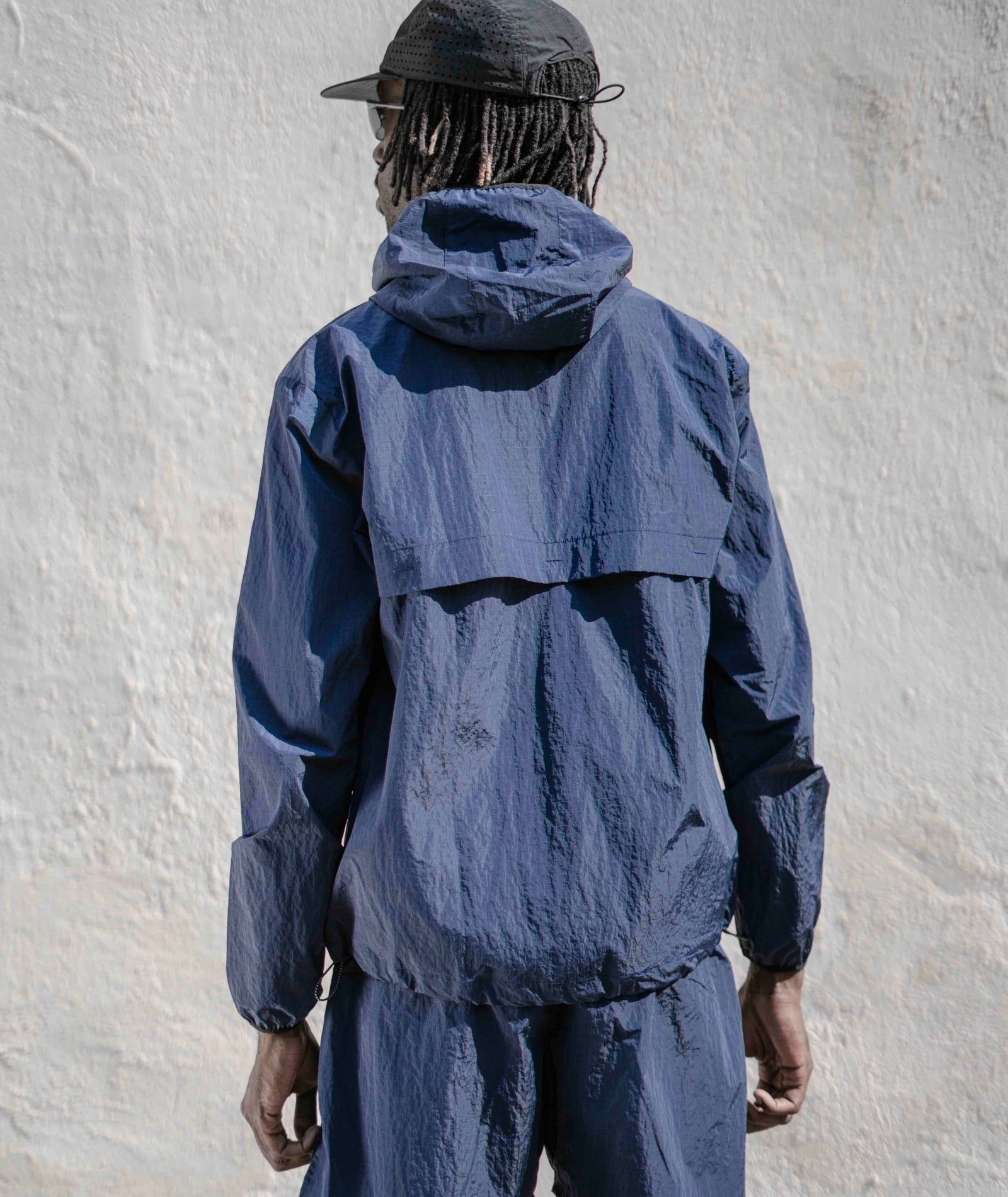 PEAUFINE ATHLETICS -  Ripstop jacket navy