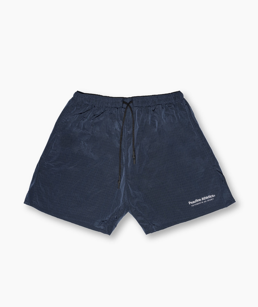 PEAUFINE ATHLETICS -  Ripstop short navy