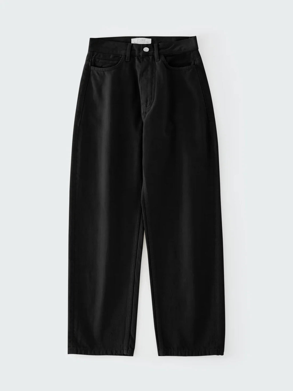 STUDIO NICHOLSON - Denim pant ruthe black STUDIO NICHOLSON