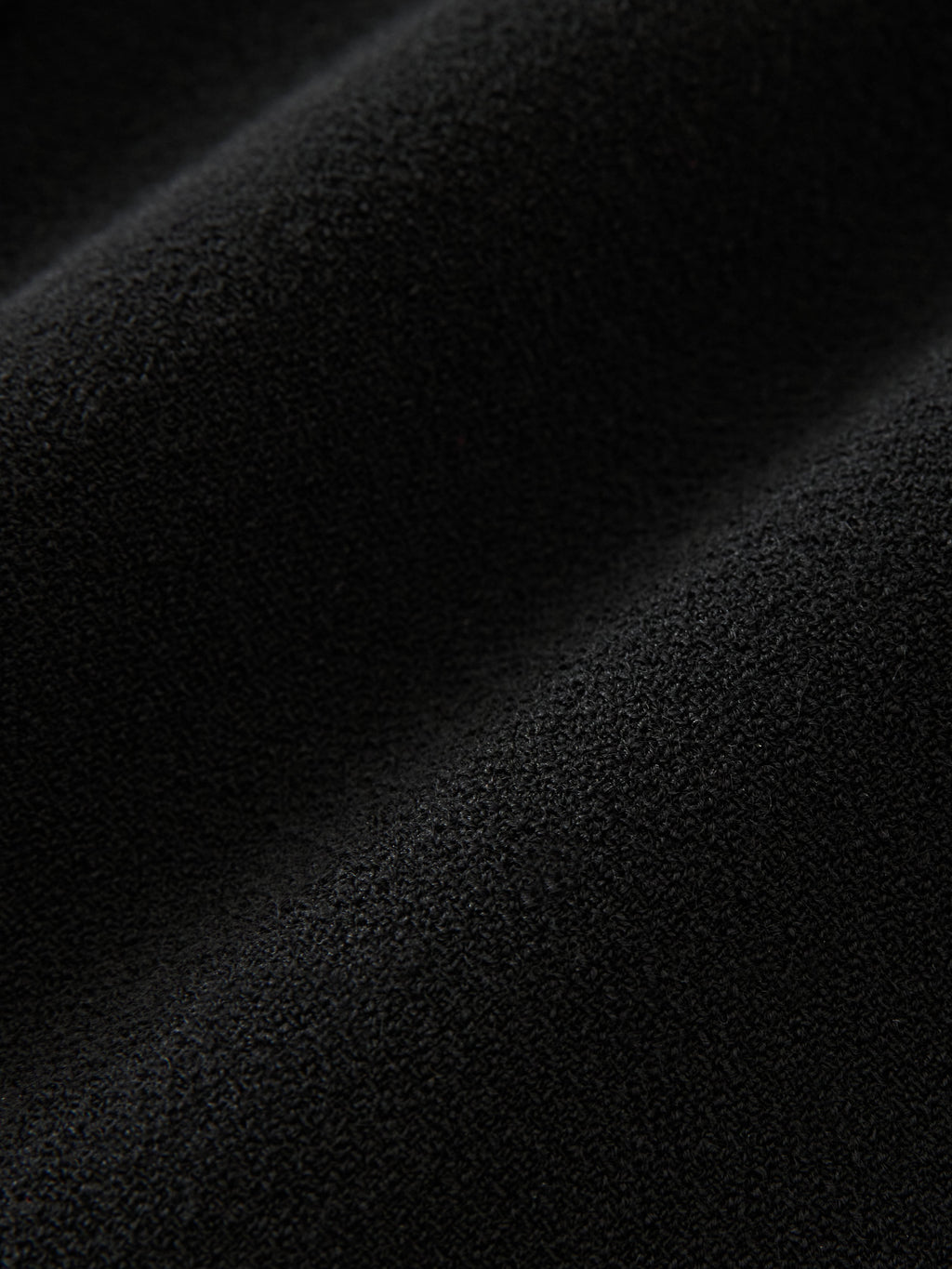 STUDIO NICHOLSON - Shirt santini double wool black STUDIO NICHOLSON