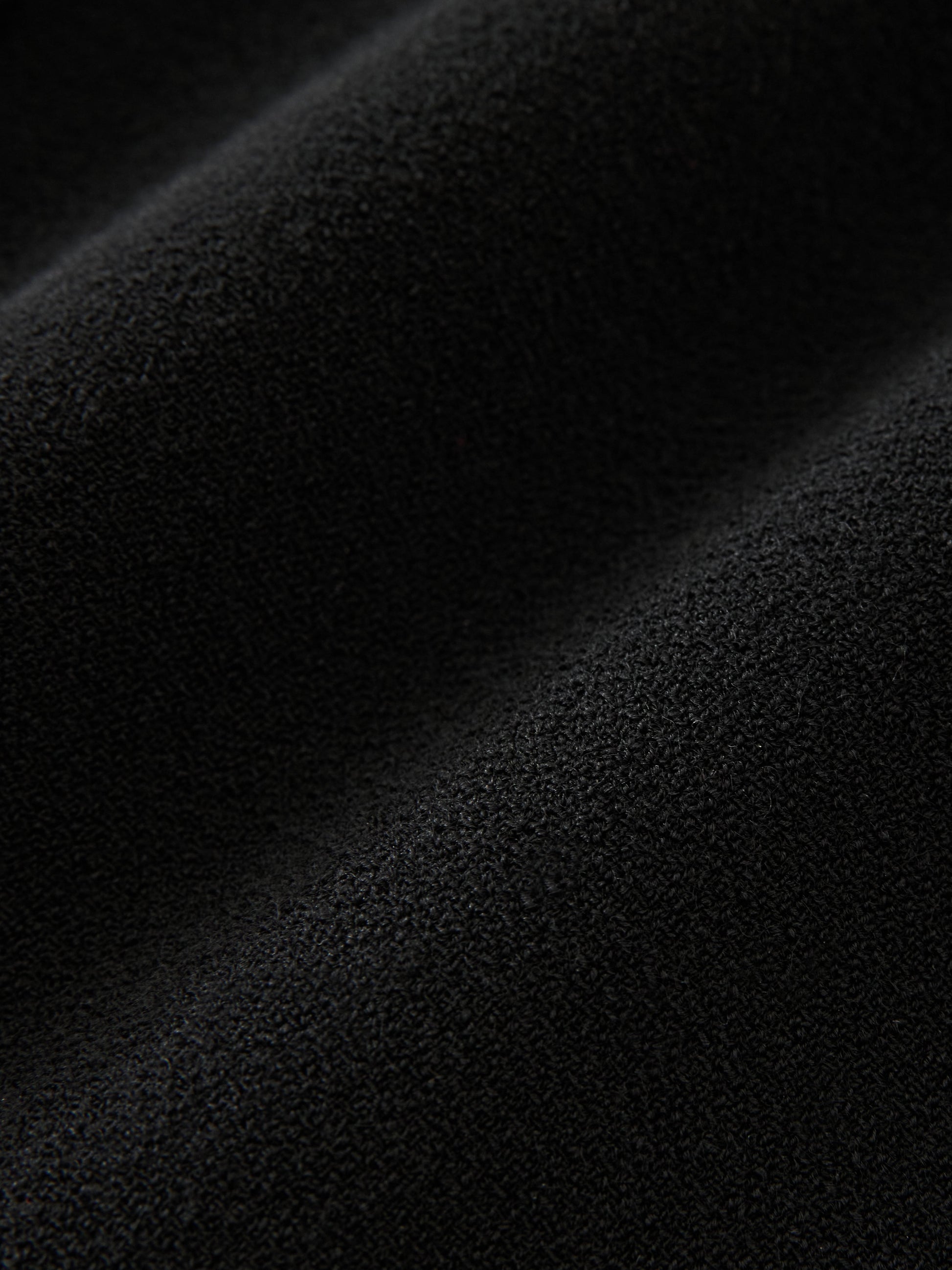 STUDIO NICHOLSON - Shirt santini double wool black STUDIO NICHOLSON