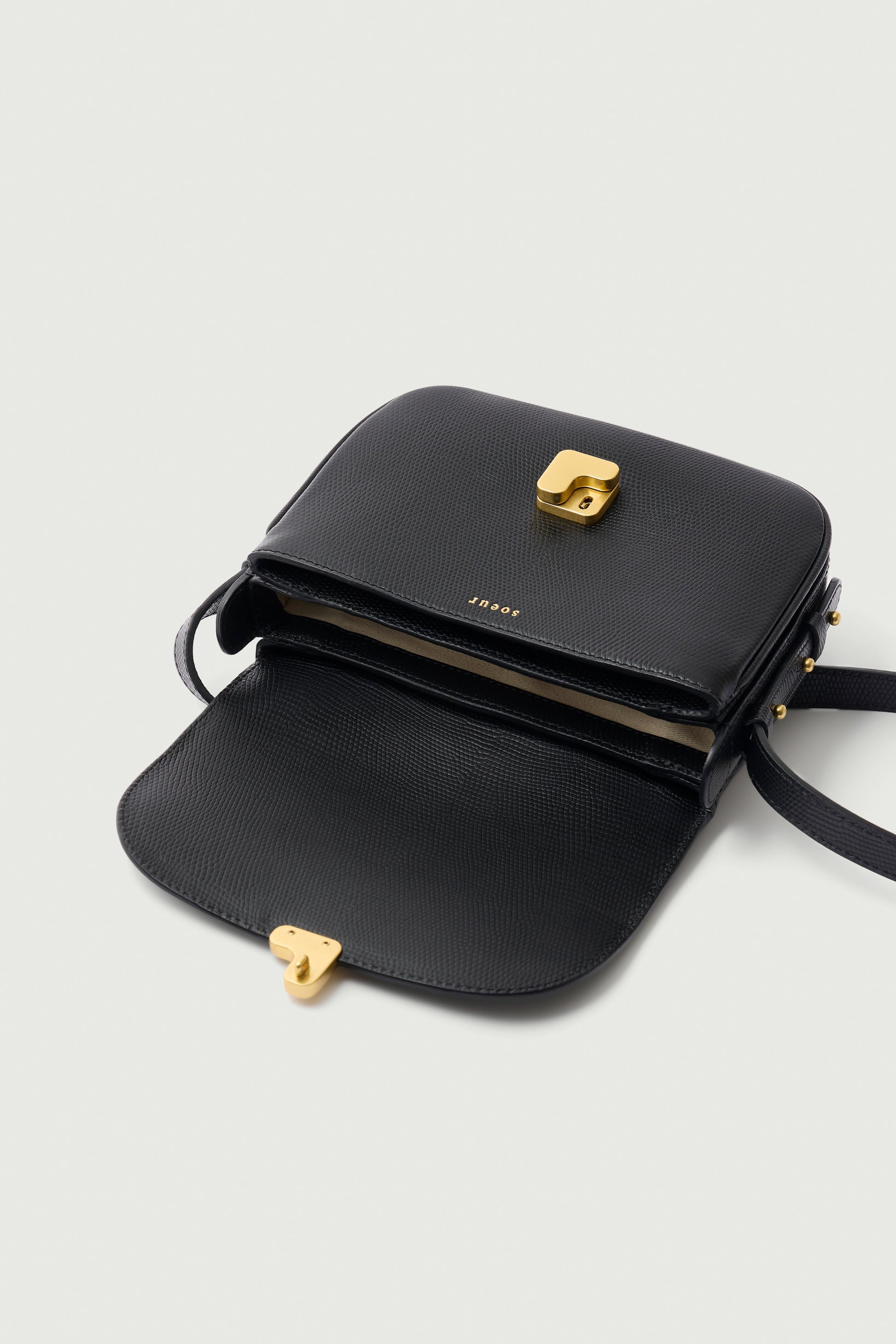 SOEUR - Sac bellissima mini noir grainé APC
