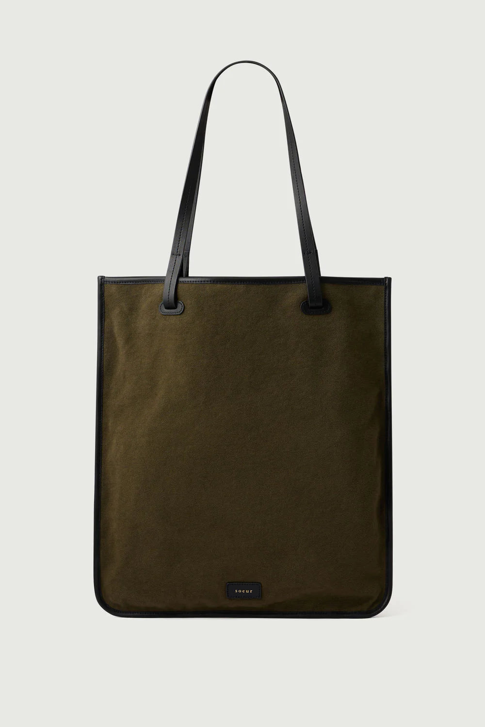 SOEUR - Sac darlington kaki noir