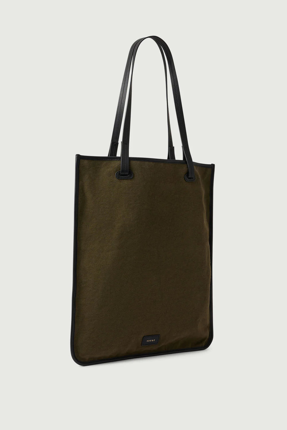 SOEUR - Sac darlington kaki noir