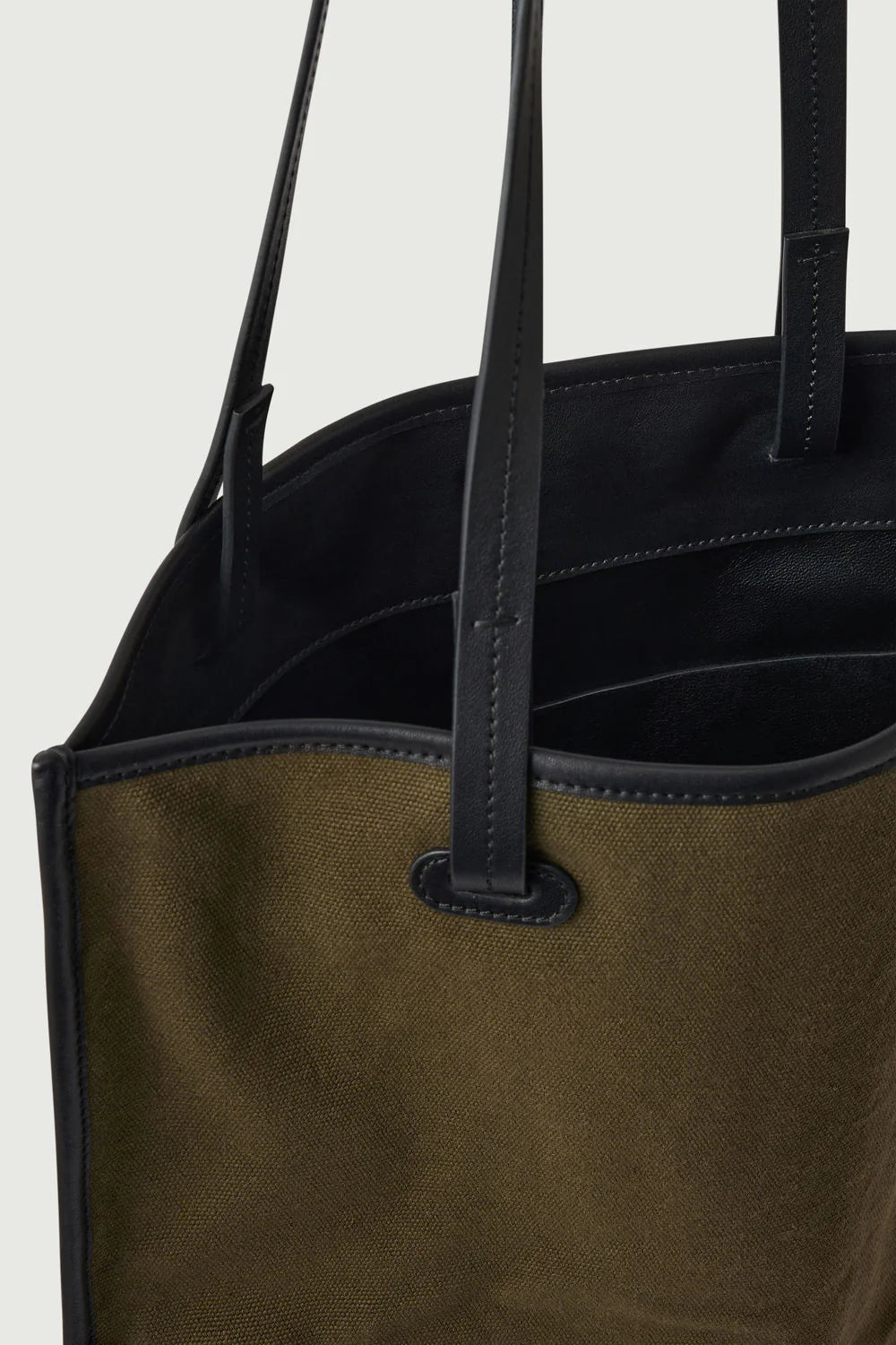 SOEUR - Sac darlington kaki noir