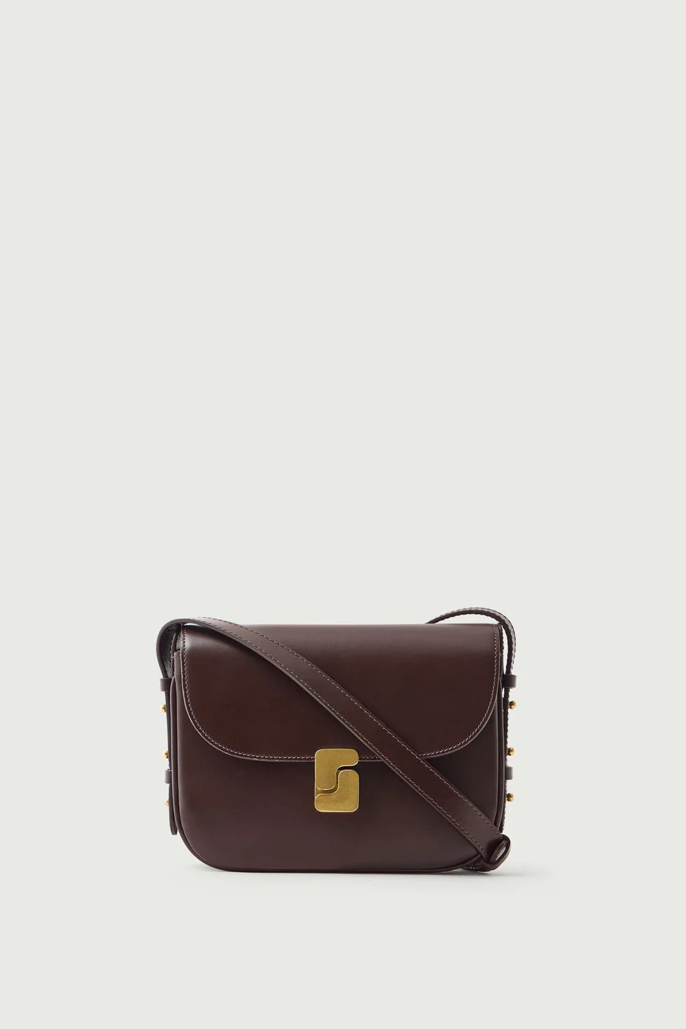 SOEUR - Sac cuir box Bellissima mini chocolat