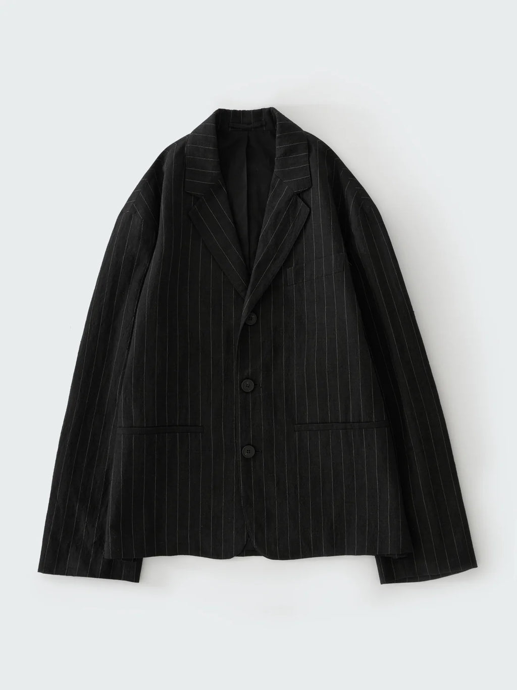 STUDIO NICHOLSON - Veste sorst black stripes