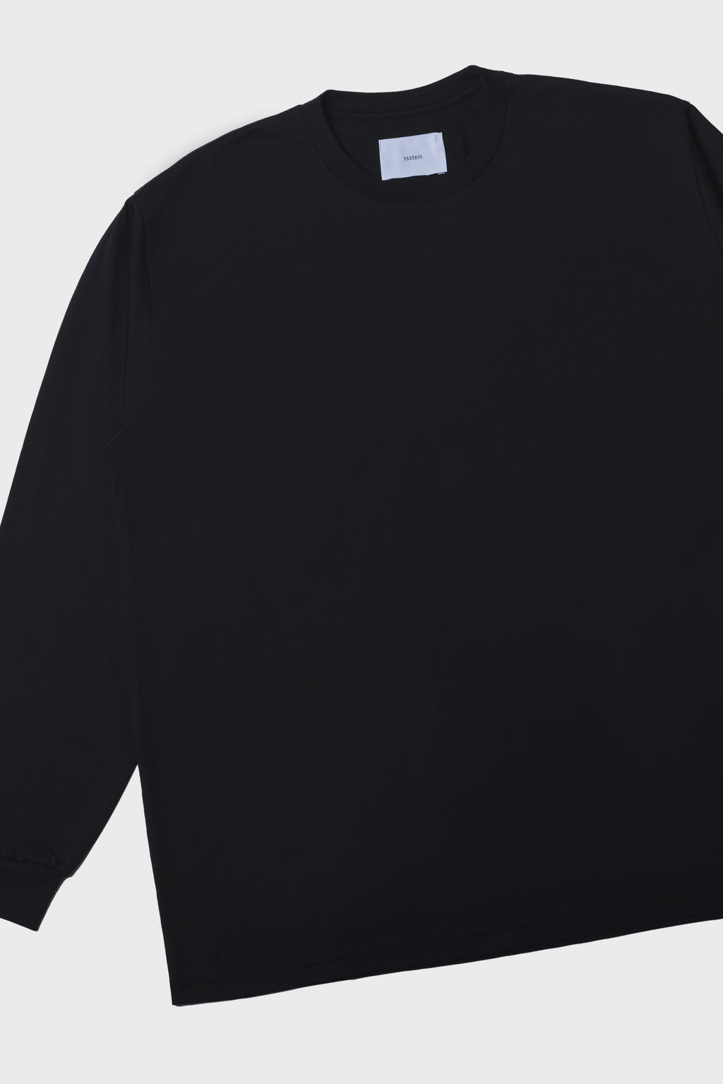 SSSTEIN - Suvin cotton basic ls tee black