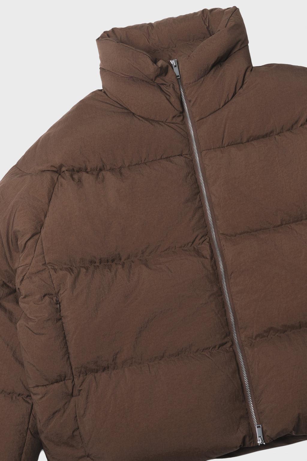 STUDIO NICHOLSON - Massey crinckle nylon Taupe