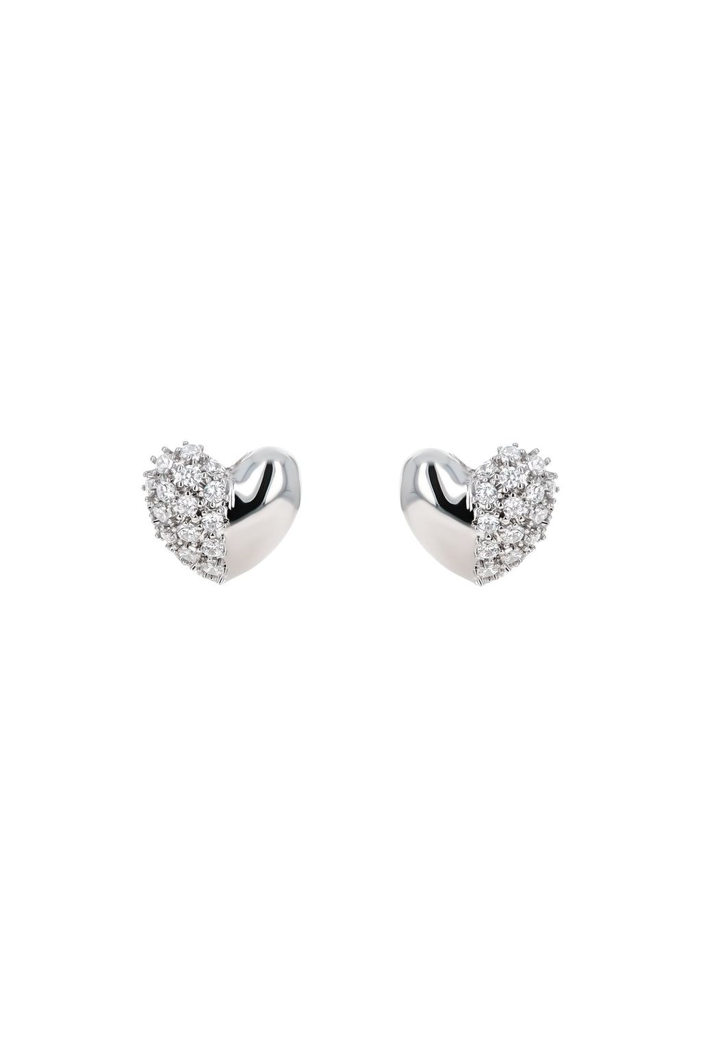 JUSTINE CLENQUET - siam earrings cristal palladium JUSTINE CLENQUET