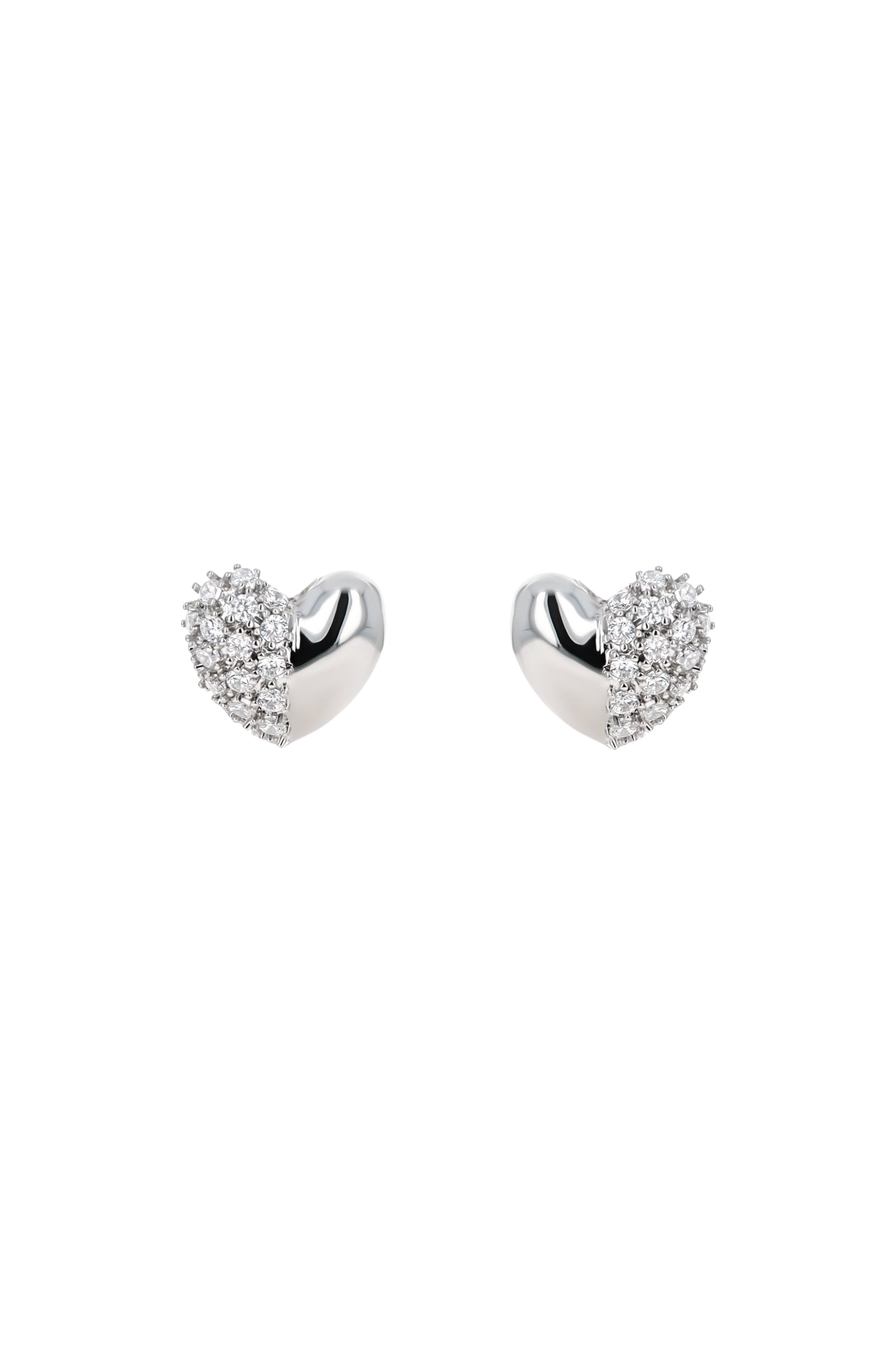 JUSTINE CLENQUET - siam earrings cristal palladium JUSTINE CLENQUET