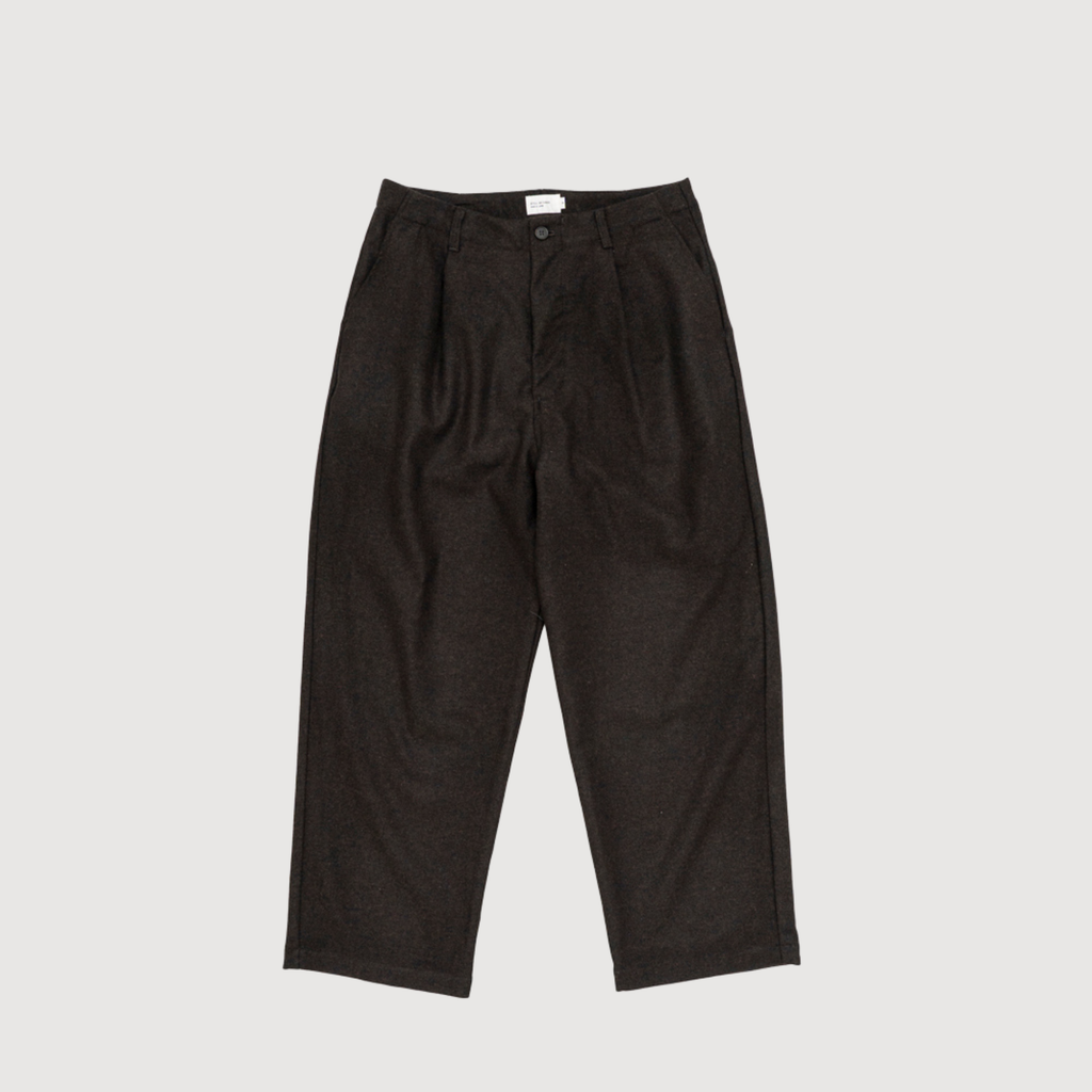 Still by hand - W/N wide pants Dark brown PT08263OS