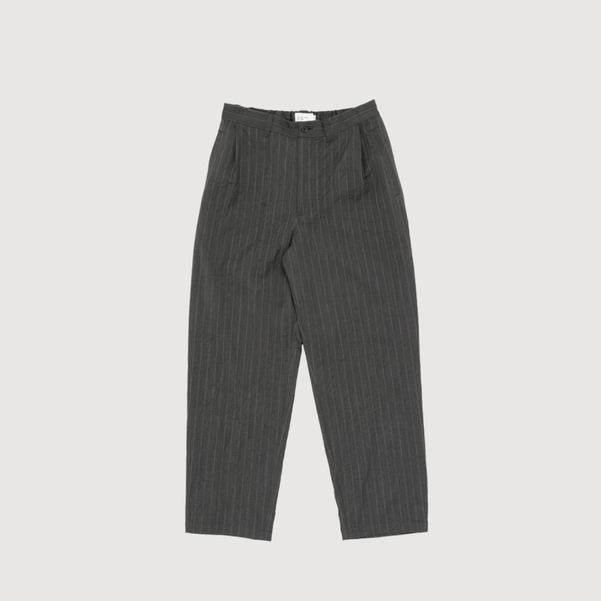 Still by hand - Creasy pleated pants Charcoal PT09263OS