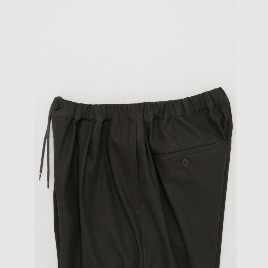 Still by hand - Cotton twill easy pants Khaki brown PT06263OS