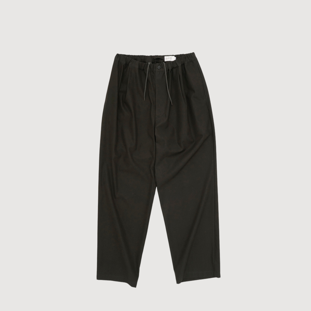 Still by hand - Cotton twill easy pants Khaki brown PT06263OS