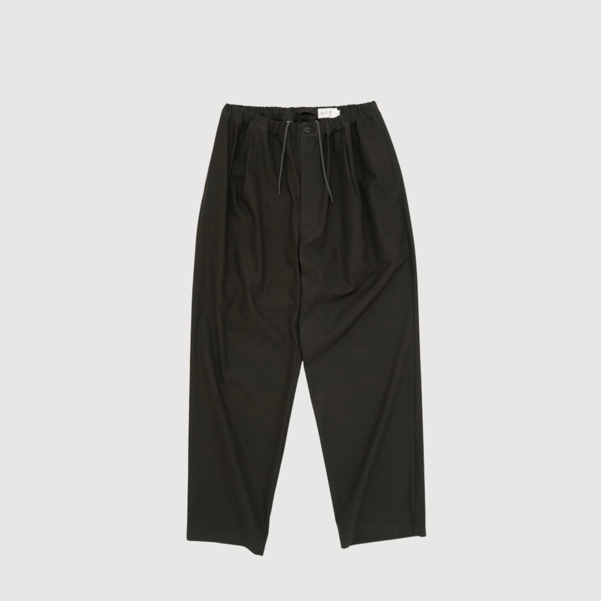 Still by hand - Cotton twill easy pants Khaki brown PT06263OS
