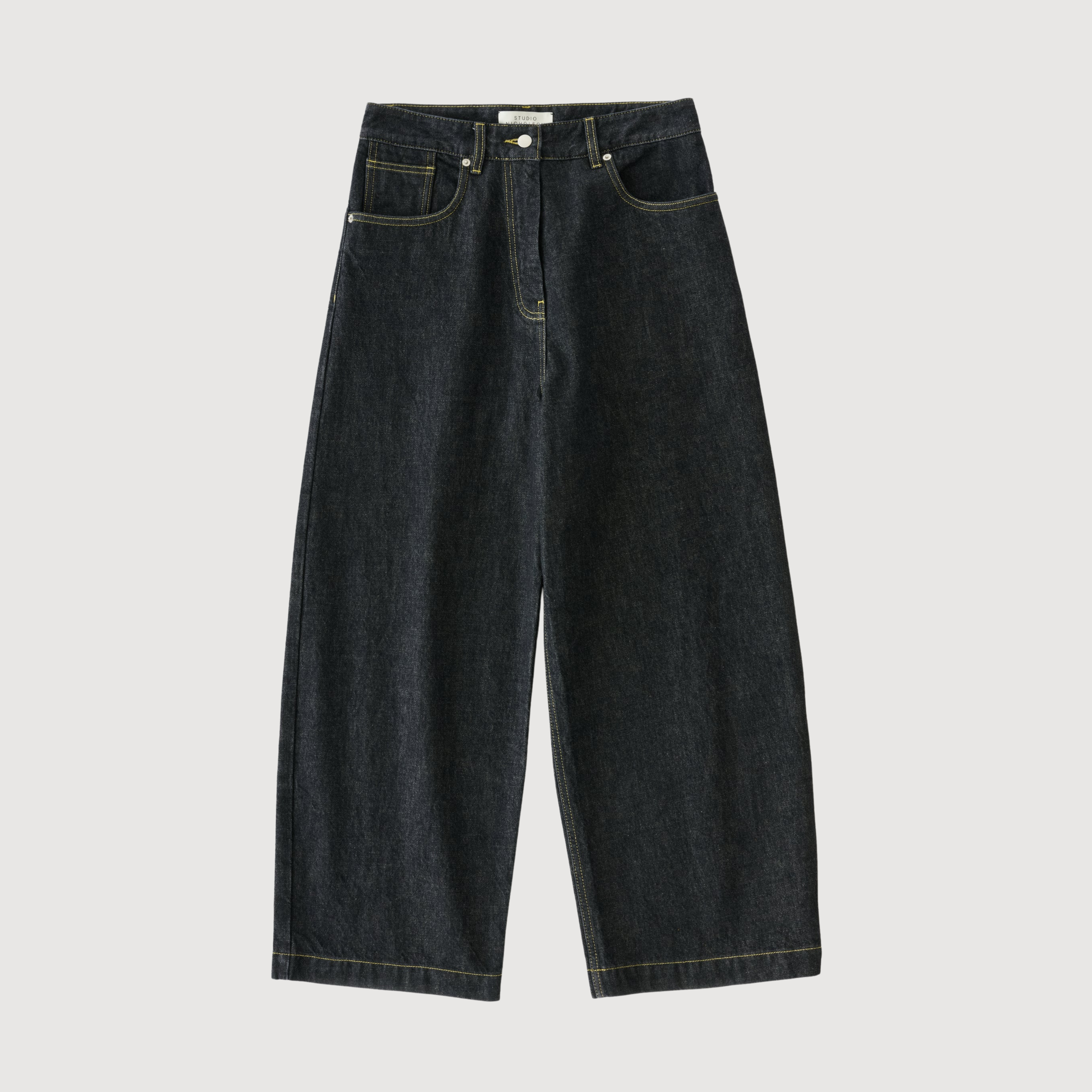 STUDIO NICHOLSON - Neive Italian Wide Leg Denim Pant