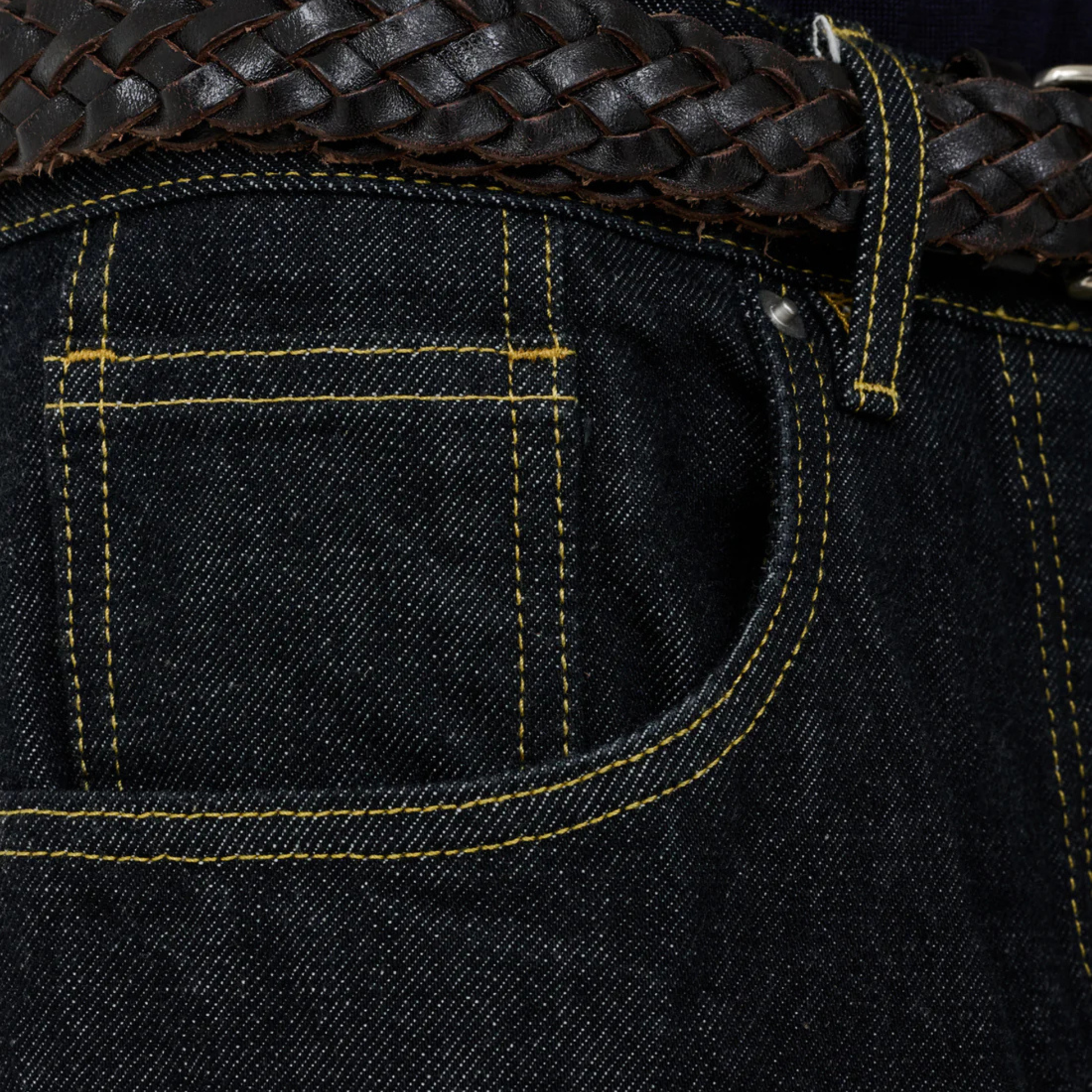 STUDIO NICHOLSON - Neive Italian Wide Leg Denim Pant