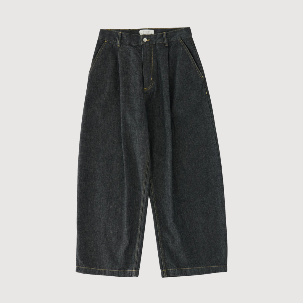 STUDIO NICHOLSON - Puch Italian Wide Leg Denim Pant