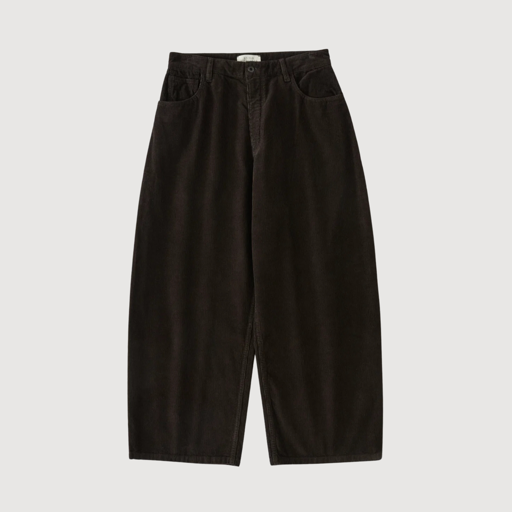 STUDIO NICHOLSON - Paolo Corduroy Wide Leg Pant Coffee