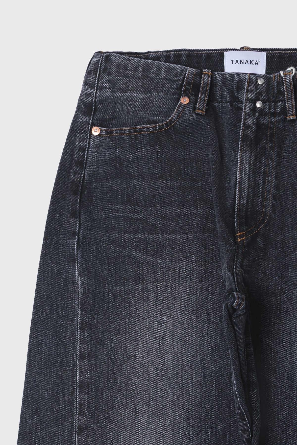 TANAKA - Boy jean trousers dark gray