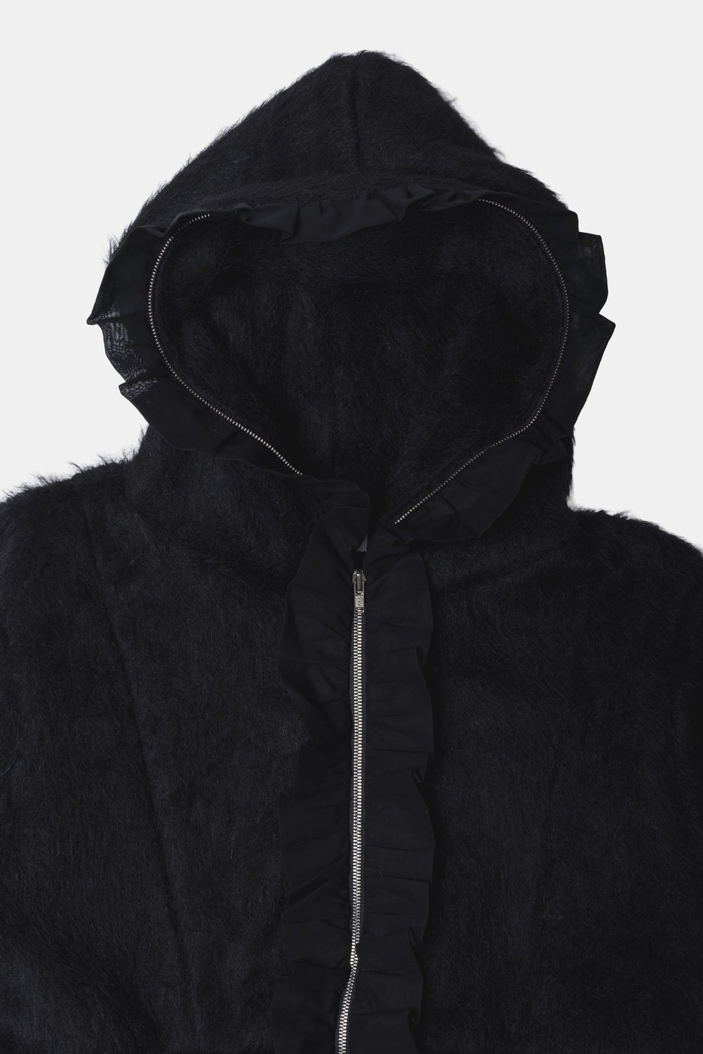 TANAKA - Combi hoodie shaggy black