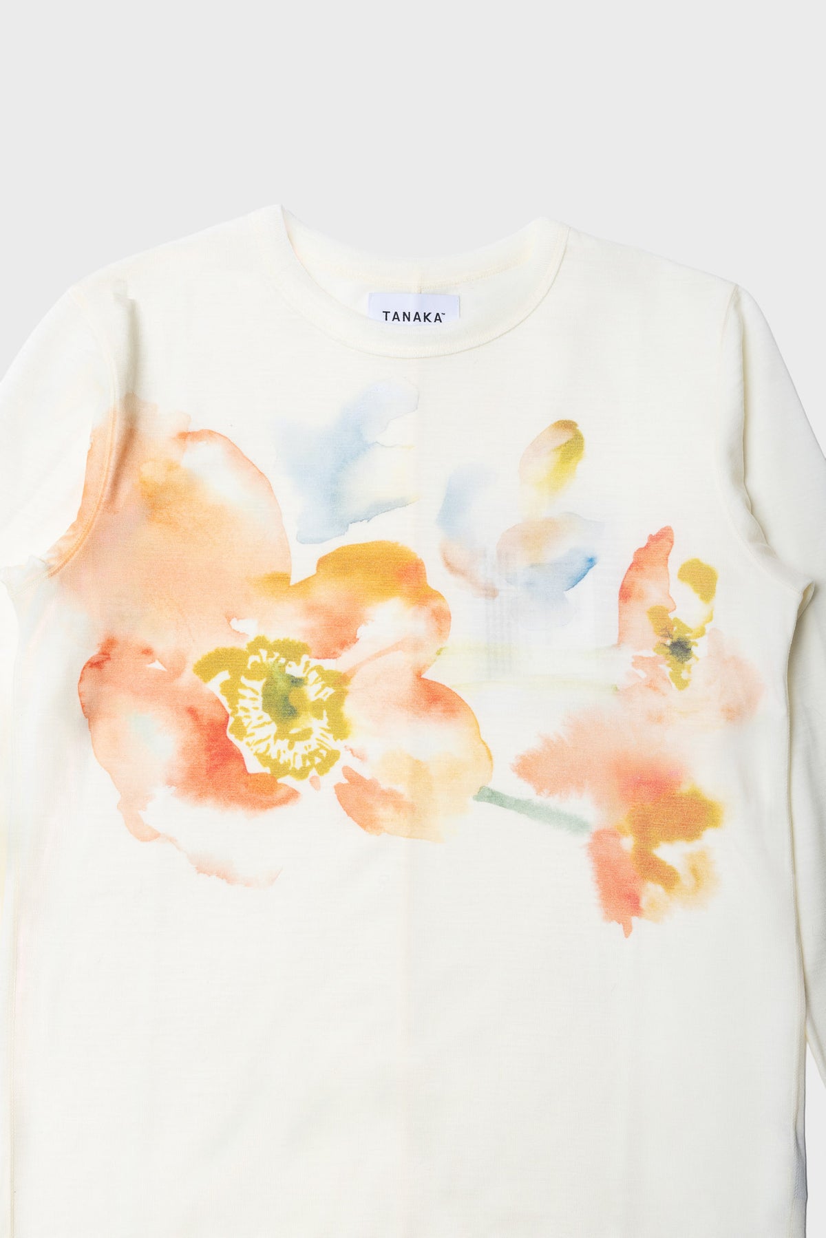 TANAKA - Long sleeve tee natural flower