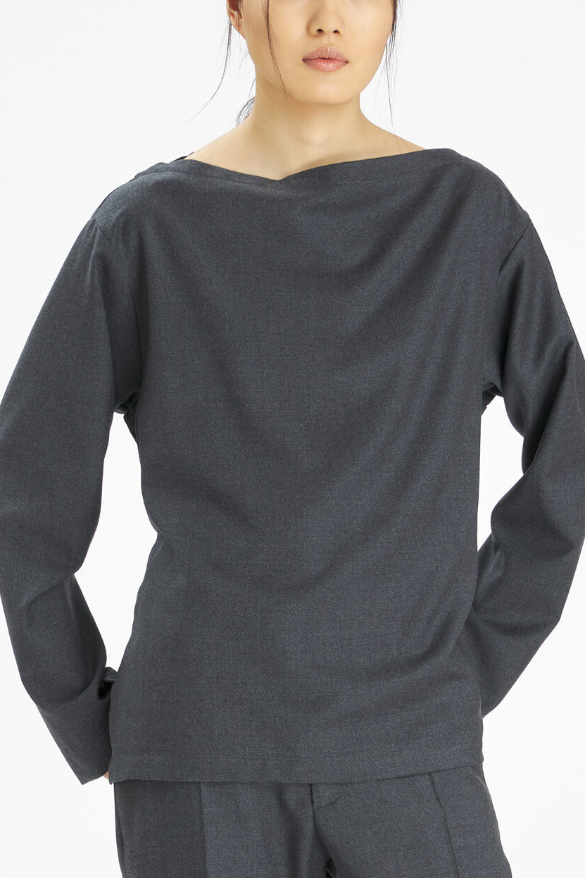 Barena - Top Valier Flan Grigio