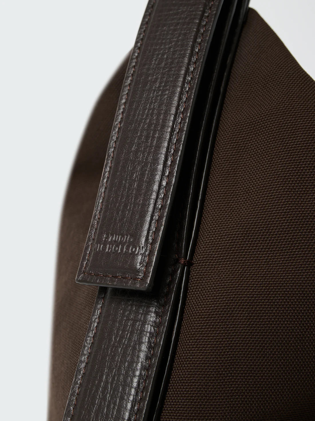 STUDIO NICHOLSON - Bag transit bag astro nylon cocoa STUDIO NICHOLSON