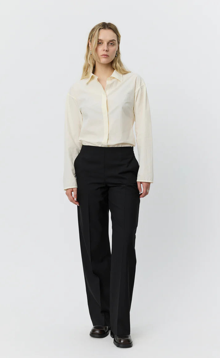 MFPEN - Traper trousers black tropical wool