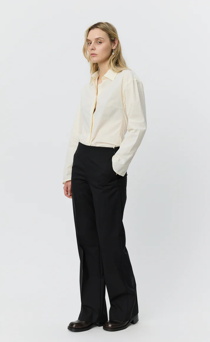MFPEN - Traper trousers black tropical wool