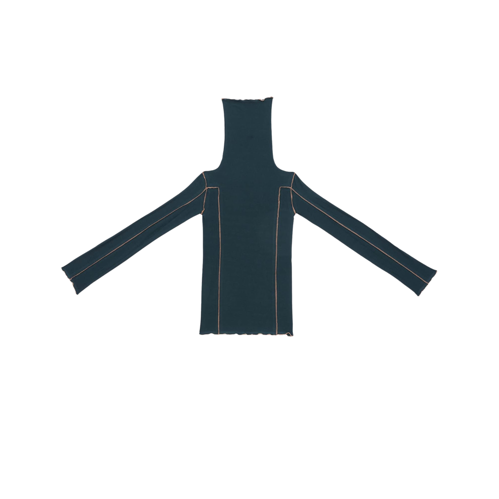BASERANGE - Omato Turtleneck Hirsu green
